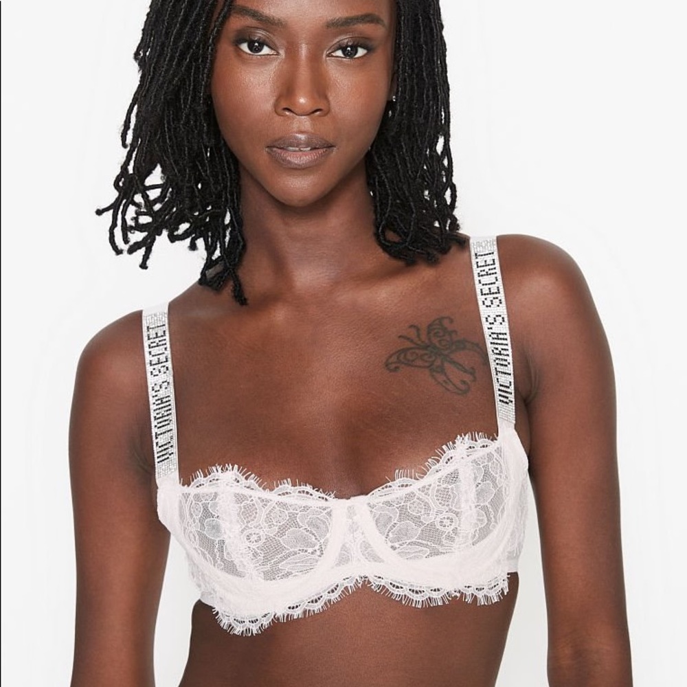 Victoria's Secret Ivory Lace Bra only